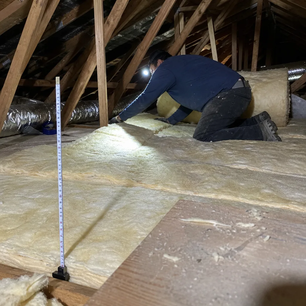 Attic Insulation in Stanton